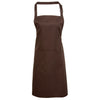 Tablier à Bavette Marron Tissage Sergé - PREMIER