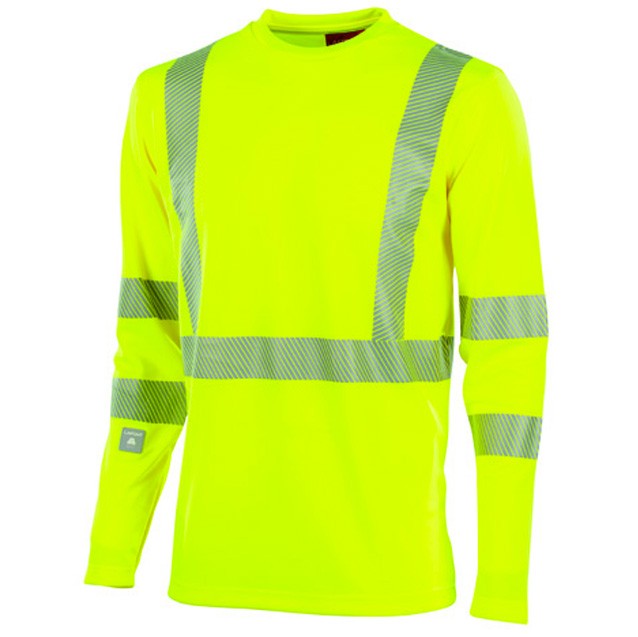 Tee-Shirt de Travail Manches Longues Jaune Hivi - ADOLPHE LAFONT