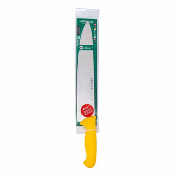 arcos couteau de chef jaune