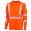 Tee Shirt de Travail Manches Longues Orange HIVI - ADOLPHE LAFONT