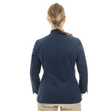 veste de service bleu femme