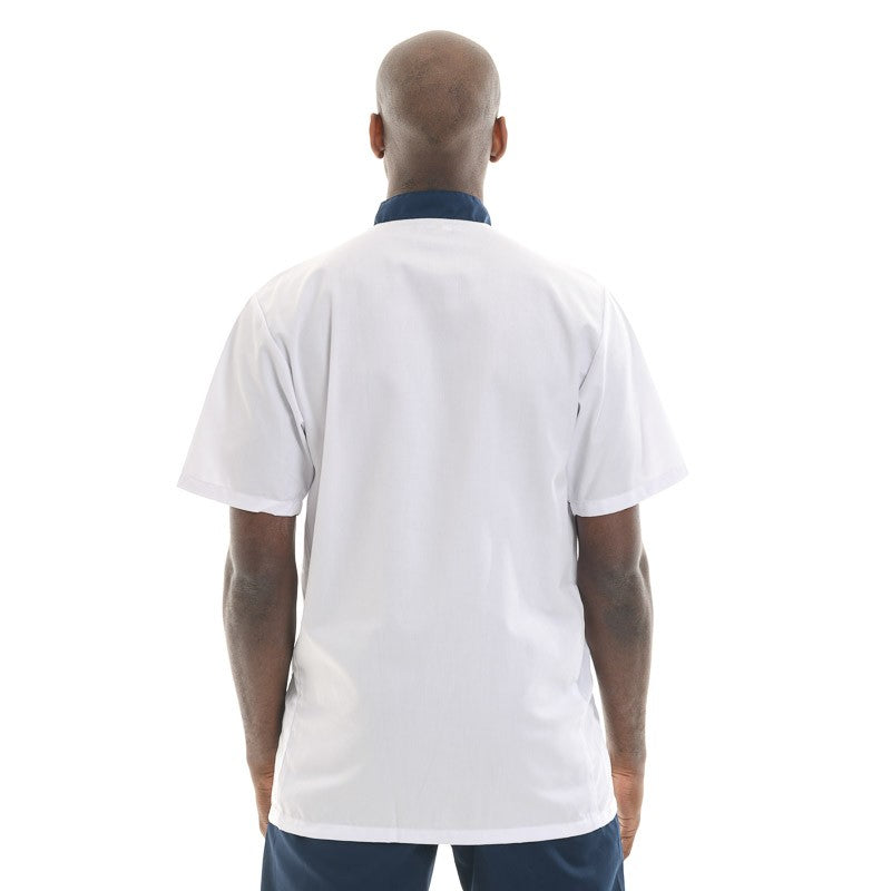 Blouse médecin et infirmier blanche et marine