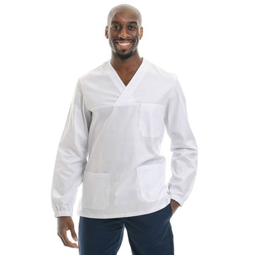 tunique médicale blanche egochef