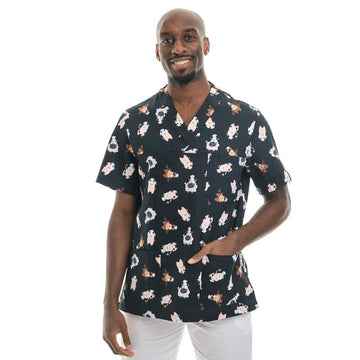 Tunique Médicale Motifs Puppies - EGOCHEF