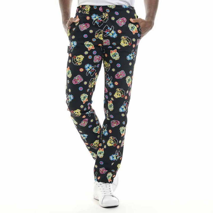 pantalon pédiatre imprimé mexico