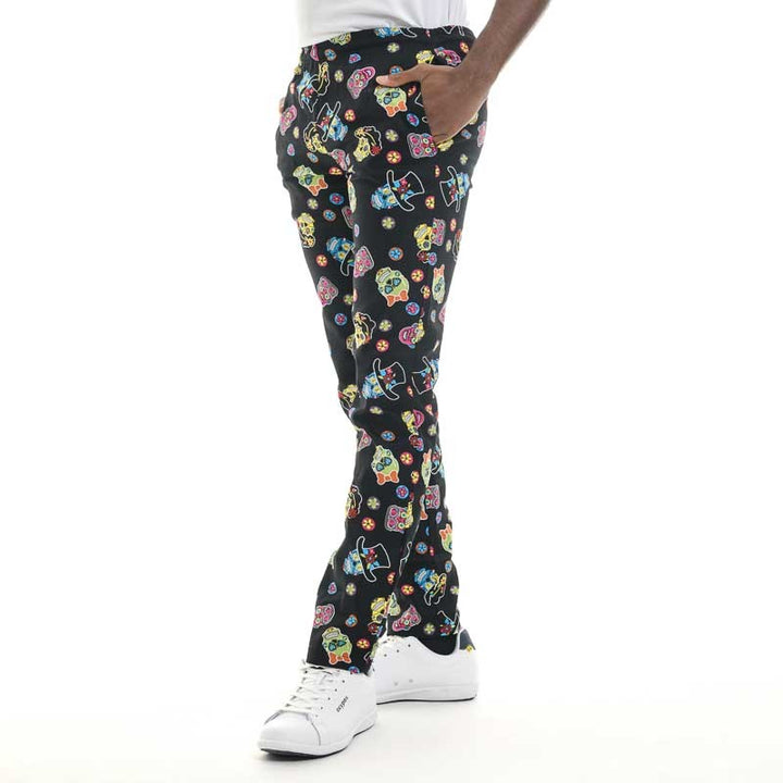 pantalon taille élastique dia de los muertos