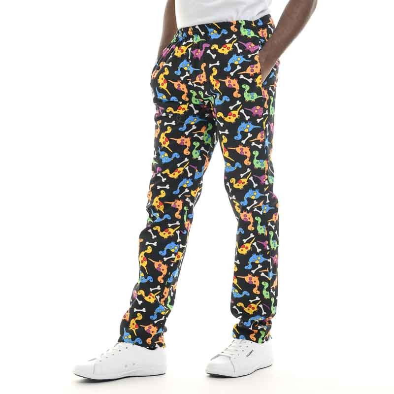 pantalon motif dinausore confortable
