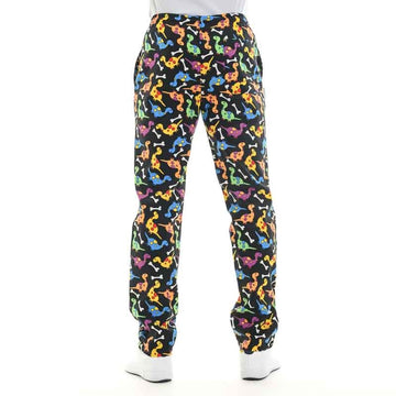 pantalon fluide imprimé taille elastique