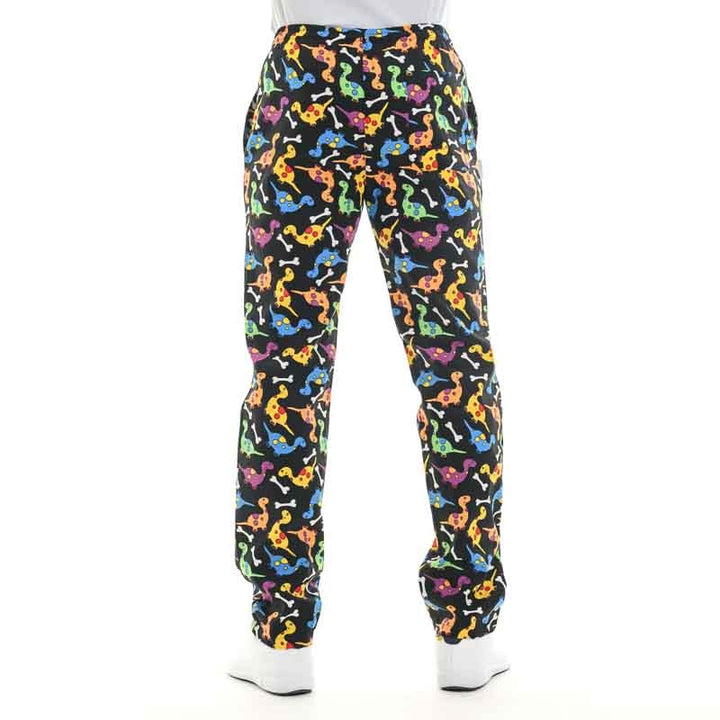 pantalon fluide imprimé taille elastique