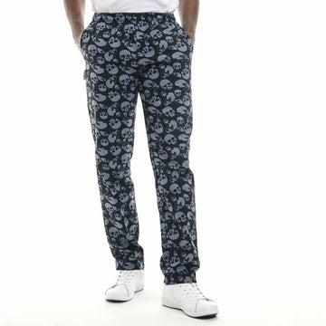 PANTALON DE CUISINE noir motif SKULLS