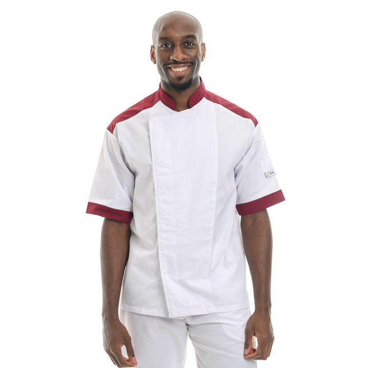 Veste de Cuisine Red Master - MANELLI - manches courtes