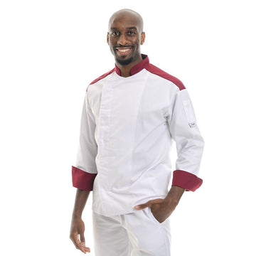 Veste de boucher Red Master - MANELLI - manches retroussables