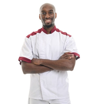 Veste de boucher Red Master - MANELLI - manches courtes
