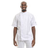 Veste de Boulanger Homme Manches Courtes Perfecto Blanche - MANELLI