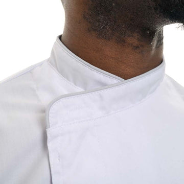 col veste de cuisine liseré