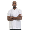 Veste de Cuisine Homme Manches Courtes Apprenti Blanche Inox - ROBUR