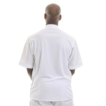 Veste de cuisinier blanche dos aéré - ML, manches courtes