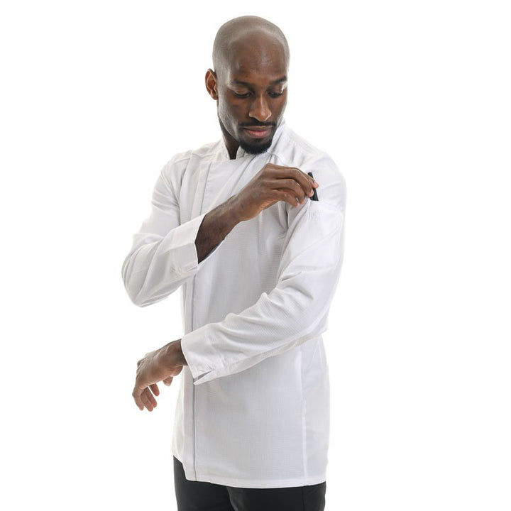 veste de cuisine dos cintré