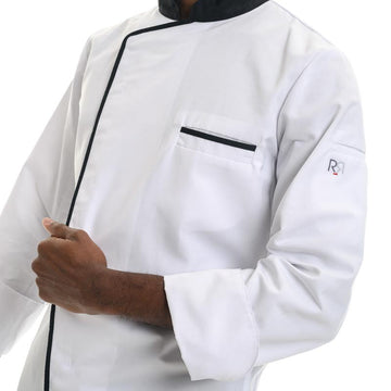 veste de cuisine broderie robur côté