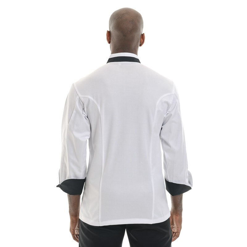 veste chef cuisinier lavable en machine