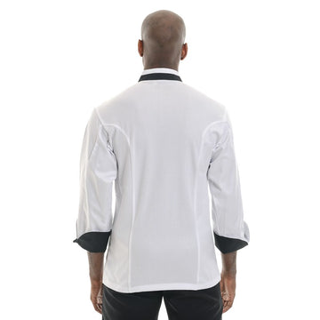 veste chef cuisinier lavable en machine
