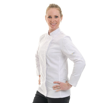 veste de cuisine polyester recyclé femme
