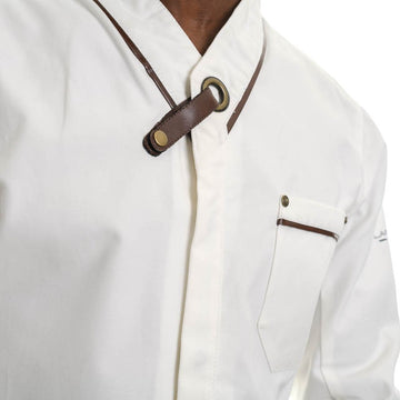veste de cuisine lafont navarre écru blanche
