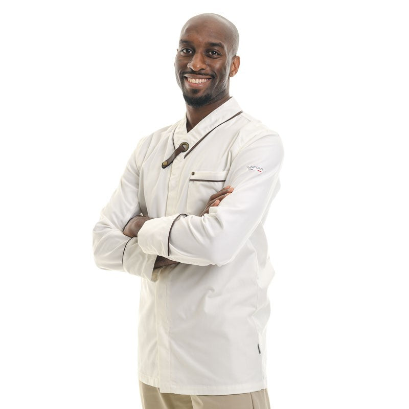 Veste de cuisine écru manches longues Lafont