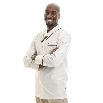 Veste de cuisine écru manches longues Lafont