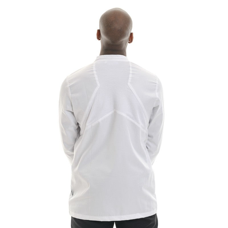 veste de cuisine dos empiecement respirant en croix