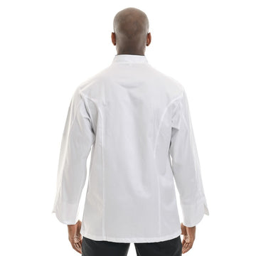 Veste de cuisine microfibre blanche