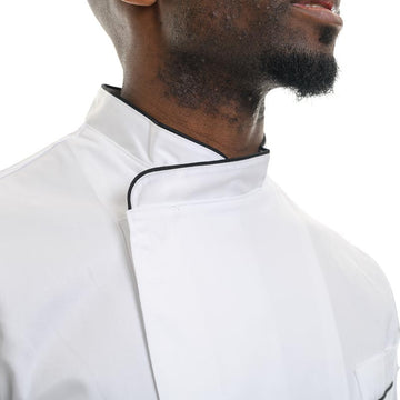 Veste de cuisine liseré noir egochef