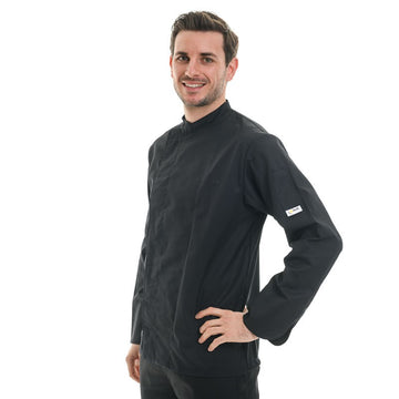 veste cuisine dos respirant manches longues