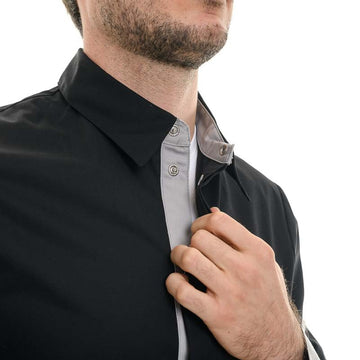 veste de cuisine effet chemise