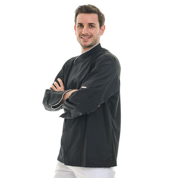 veste de cuisine liseré poche poitrine