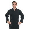 Veste de Cuisine Homme Noire Kimono - EGOCHEF
