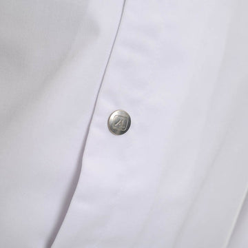 détail boutons veste de cuisine