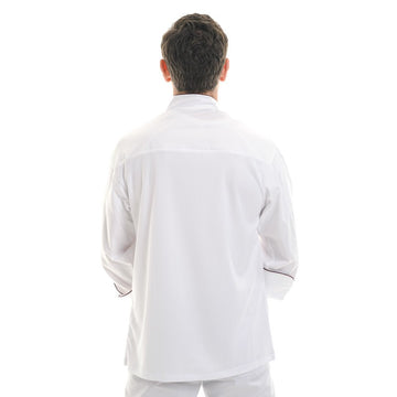veste de cuisine dos aéré ideal été