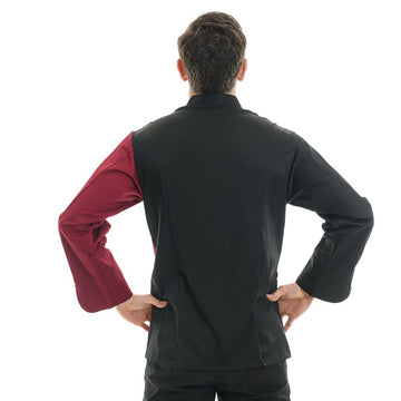 Veste de cuisine ample avec 2 couleurs