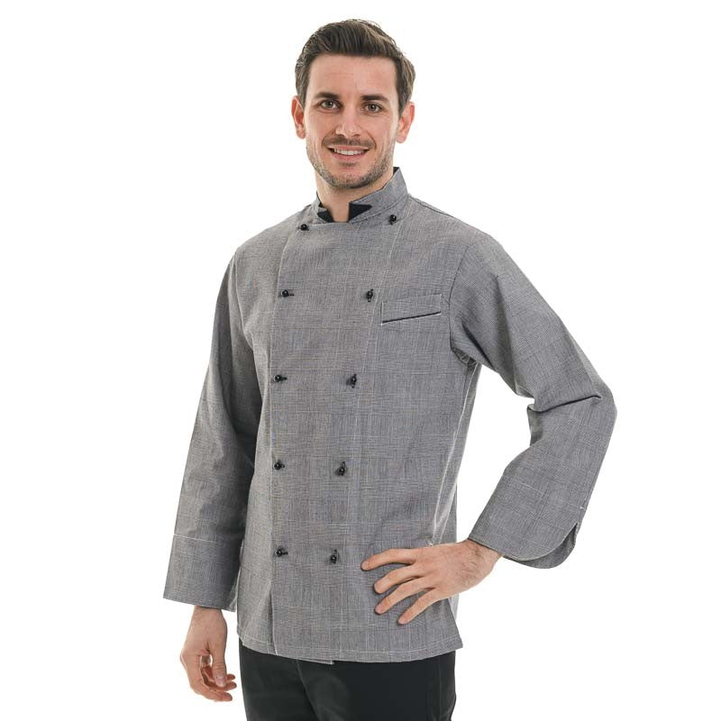 Veste de cuisine à carreaux egochef
