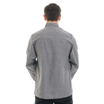 veste de cuisine à rayures carreaux