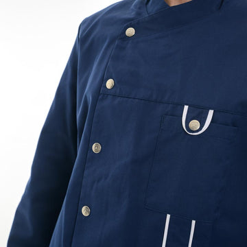 Veste de cuisine bleu marine poissonier