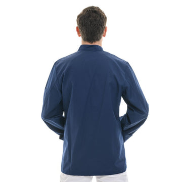 veste de cuisine bleu inspiration mer