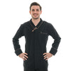 Veste de Cuisine Navarre Homme Manches Longues Bi Matière Noir - LAFONT CUISINE