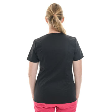 tunique medicale fermeture eclair rose Manelli