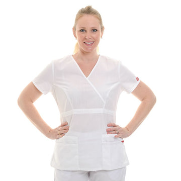 Tunique médicale col V blanc DICKIES
