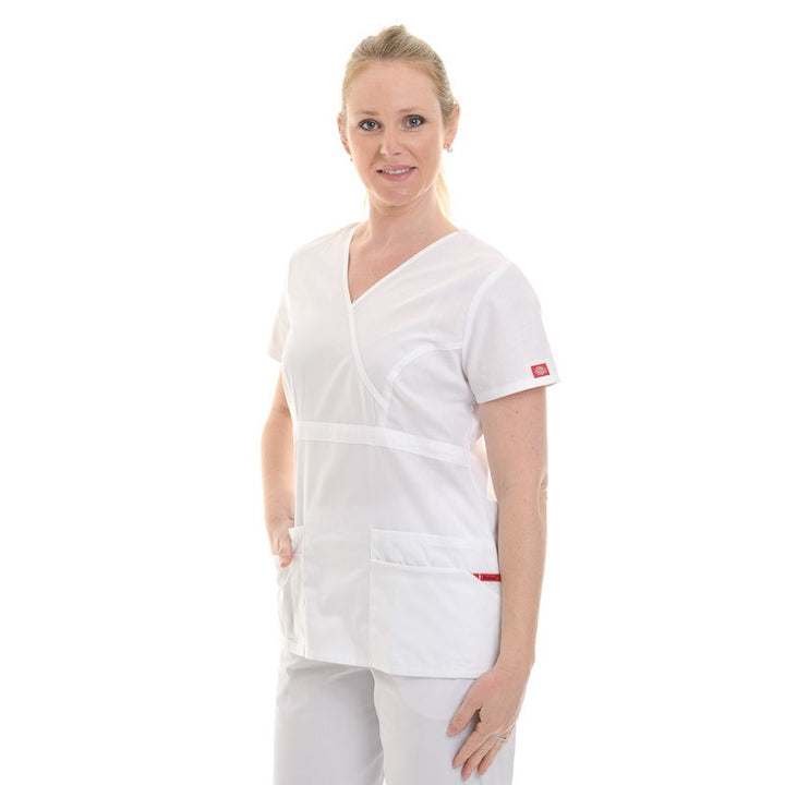 Tunique médicale col V blanc DICKIES