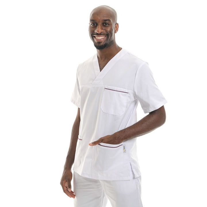 tunique infirmier col v originale