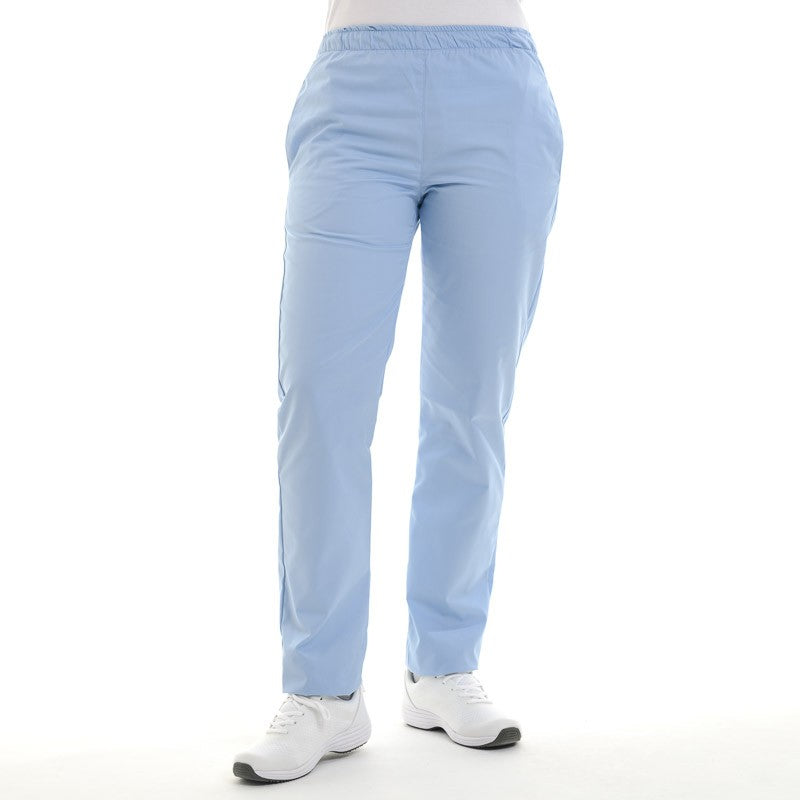 pantalon bleu ciel medical soldé