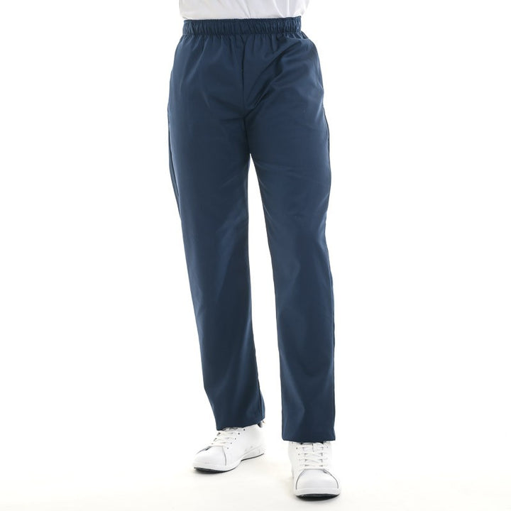 Pantalon médical bleu marine Manelli homme femme mixte pas cher promo hôpital infirmier
